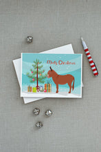 Load image into Gallery viewer, Irish Donkey Christmas Greeting Cards -  Blank Note Cards – 8-Pack of Artist-Designed Cards with Envelopes