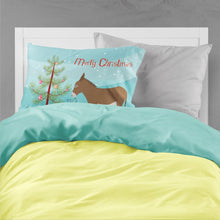 Load image into Gallery viewer, Cotentin Donkey Christmas Fabric Standard Pillowcase – Artistic Decorative Front, White Back BB9216PILLOWCASE
