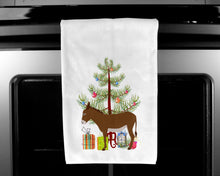 Load image into Gallery viewer, Cotentin Donkey Christmas Kitchen Towels – Set of 2 - Decorative &amp; Absorbent Cotton | BB9216WTKT