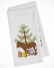 Load image into Gallery viewer, Cotentin Donkey Christmas Kitchen Towels – Set of 2 - Decorative &amp; Absorbent Cotton | BB9216WTKT