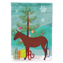 Load image into Gallery viewer, Hinny Horse Donkey Christmas Flag Canvas House Size BB9217CHF