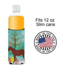 Load image into Gallery viewer, Hinny Horse Donkey Christmas   Hugger for slim cans BB9217MUK