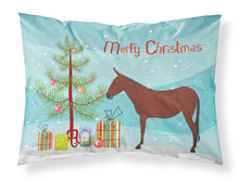 Load image into Gallery viewer, Hinny Horse Donkey Christmas Fabric Standard Pillowcase – Artistic Decorative Front, White Back BB9217PILLOWCASE