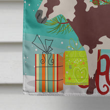 Load image into Gallery viewer, American Spotted Donkey Christmas Flag Canvas House Size BB9218CHF