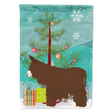 Load image into Gallery viewer, Poitou Poiteuin Donkey Christmas Flag Canvas House Size BB9219CHF