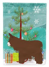 Load image into Gallery viewer, Poitou Poiteuin Donkey Christmas Garden Flag - Outdoor Decorative Yard Flag BB9219GF