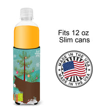 Load image into Gallery viewer, Poitou Poiteuin Donkey Christmas   Hugger for slim cans BB9219MUK