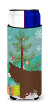 Load image into Gallery viewer, Poitou Poiteuin Donkey Christmas   Hugger for slim cans BB9219MUK
