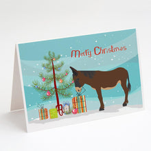 Load image into Gallery viewer, Zamorano-Leones Donkey Christmas Greeting Cards -  Blank Note Cards – 8-Pack of Artist-Designed Cards with Envelopes