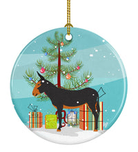 Load image into Gallery viewer, Catalan Donkey Christmas Ornament - Round Ceramic Ornament – Artist-Designed Keepsake Decoration BB9222CO1
