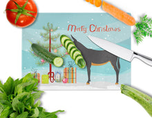 Load image into Gallery viewer, Catalan Donkey Christmas Glass Cutting Boards – Durable, Decorative Kitchen Art Large BB9222LCB