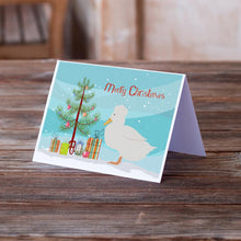Load image into Gallery viewer, Crested Duck Christmas Greeting Cards -  Blank Note Cards – 8-Pack of Artist-Designed Cards with Envelopes