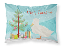 Load image into Gallery viewer, Crested Duck Christmas Fabric Standard Pillowcase – Artistic Decorative Front, White Back BB9224PILLOWCASE