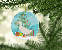 Load image into Gallery viewer, American Pekin Duck Christmas Ornament - Round Ceramic Ornament – Artist-Designed Keepsake Decoration BB9227CO1