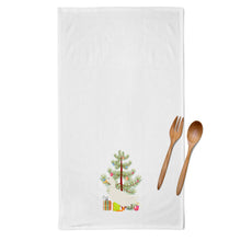 Load image into Gallery viewer, American Pekin Duck Christmas Kitchen Towels – Set of 2 - Decorative &amp; Absorbent Cotton | BB9227WTKT