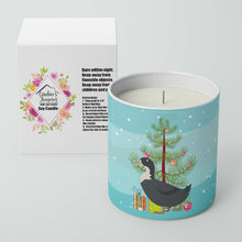 Load image into Gallery viewer, Blue Swedish Duck Christmas 10 oz Decorative Soy Candle