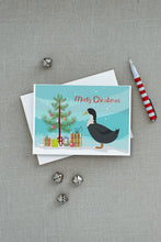 Load image into Gallery viewer, Blue Swedish Duck Christmas Greeting Cards -  Blank Note Cards – 8-Pack of Artist-Designed Cards with Envelopes
