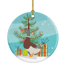 Load image into Gallery viewer, Saxony Sachsenente Duck Christmas Ornament - Round Ceramic Ornament – Artist-Designed Keepsake Decoration BB9230CO1
