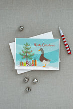 Load image into Gallery viewer, Saxony Sachsenente Duck Christmas Greeting Cards -  Blank Note Cards – 8-Pack of Artist-Designed Cards with Envelopes