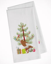 Load image into Gallery viewer, Indian Runner Duck Christmas Kitchen Towels – Set of 2 - Decorative &amp; Absorbent Cotton | BB9232WTKT