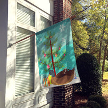 Load image into Gallery viewer, Khaki Campbell Duck Christmas Flag Canvas House Size BB9233CHF