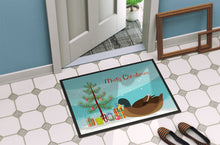 Load image into Gallery viewer, Khaki Campbell Duck Christmas Doormat - 18x27 Decorative Floor Mat – Indoor/Outdoor Rug with Artistic Flair BB9233MAT