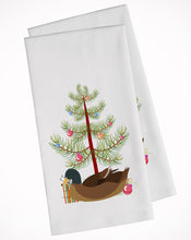Load image into Gallery viewer, Khaki Campbell Duck Christmas Kitchen Towels – Set of 2 - Decorative &amp; Absorbent Cotton | BB9233WTKT