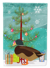 Load image into Gallery viewer, Silver Bantam Duck Christmas Garden Flag - Outdoor Decorative Yard Flag BB9234GF