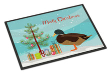 Load image into Gallery viewer, Silver Bantam Duck Christmas Doormat - 18x27 Decorative Floor Mat – Indoor/Outdoor Rug with Artistic Flair BB9234MAT