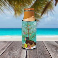 Load image into Gallery viewer, Silver Bantam Duck Christmas   Hugger for slim cans BB9234MUK