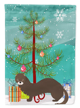 Load image into Gallery viewer, Russian or European Mink Christmas Flag Canvas House Size BB9235CHF