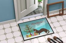 Load image into Gallery viewer, Russian or European Mink Christmas Doormat - 18x27 Decorative Floor Mat – Indoor/Outdoor Rug with Artistic Flair BB9235MAT