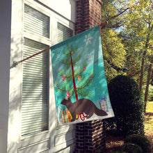 Load image into Gallery viewer, Sable Marten Christmas Flag Canvas House Size BB9236CHF