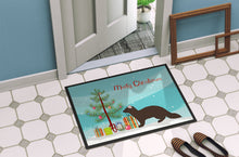 Load image into Gallery viewer, Sable Marten Christmas Doormat - 18x27 Decorative Floor Mat – Indoor/Outdoor Rug with Artistic Flair BB9236MAT