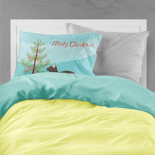 Load image into Gallery viewer, Sable Marten Christmas Fabric Standard Pillowcase – Artistic Decorative Front, White Back BB9236PILLOWCASE