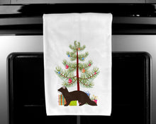 Load image into Gallery viewer, Sable Marten Christmas Kitchen Towels – Set of 2 - Decorative &amp; Absorbent Cotton | BB9236WTKT