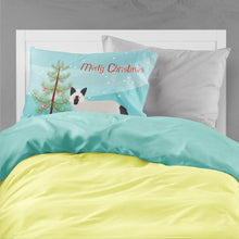 Load image into Gallery viewer, Silver Fox Christmas Fabric Standard Pillowcase – Artistic Decorative Front, White Back BB9238PILLOWCASE