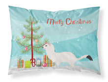 Load image into Gallery viewer, Stoat Short-tailed Weasel Christmas Fabric Standard Pillowcase – Artistic Decorative Front, White Back BB9239PILLOWCASE