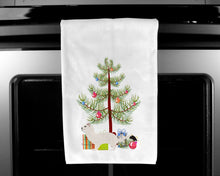 Load image into Gallery viewer, Stoat Short-tailed Weasel Christmas Kitchen Towels – Set of 2 - Decorative &amp; Absorbent Cotton | BB9239WTKT
