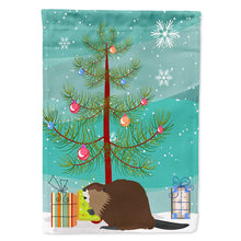 Load image into Gallery viewer, Eurasian Beaver Christmas Flag Canvas House Size BB9240CHF