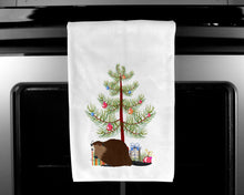 Load image into Gallery viewer, Eurasian Beaver Christmas Kitchen Towels – Set of 2 - Decorative &amp; Absorbent Cotton | BB9240WTKT