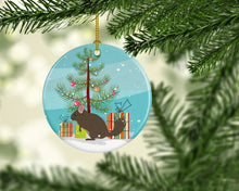 Load image into Gallery viewer, Chinchilla Christmas Ornament - Round Ceramic Ornament – Artist-Designed Keepsake Decoration BB9242CO1