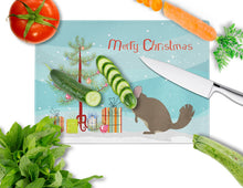 Load image into Gallery viewer, Chinchilla Christmas Glass Cutting Boards – Durable, Decorative Kitchen Art Large BB9242LCB