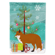 Load image into Gallery viewer, Red Fox Christmas Flag Canvas House Size BB9243CHF