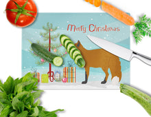 Load image into Gallery viewer, Red Fox Christmas Glass Cutting Boards – Durable, Decorative Kitchen Art Large BB9243LCB