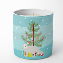 Load image into Gallery viewer, White Arctic Fox Christmas 10 oz Decorative Soy Candle