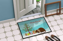 Load image into Gallery viewer, Coypu Nutria River Rat Christmas Doormat - 24x36 Decorative Floor Mat – Indoor/Outdoor Rug with Artistic Flair BB9246JMAT