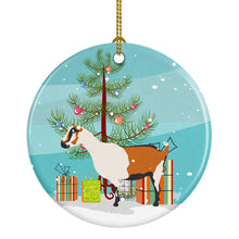 Load image into Gallery viewer, Alpine Goat Christmas Ornament - Round Ceramic Ornament – Artist-Designed Keepsake Decoration BB9247CO1