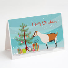 Load image into Gallery viewer, Alpine Goat Christmas Greeting Cards -  Blank Note Cards – 8-Pack of Artist-Designed Cards with Envelopes