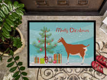 Load image into Gallery viewer, Toggenburger Goat Christmas Doormat - 18x27 Decorative Floor Mat – Indoor/Outdoor Rug with Artistic Flair BB9248MAT